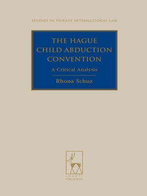 cover image of The Hague Child Abduction Convention